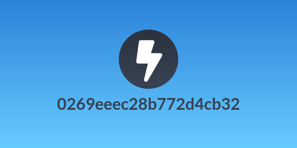 0269eeec28b772d4cb32