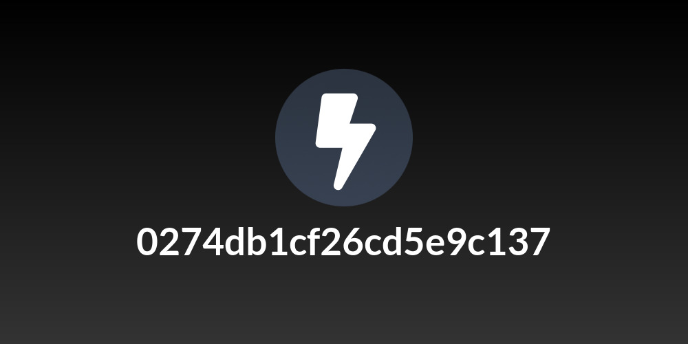 0274db1cf26cd5e9c137