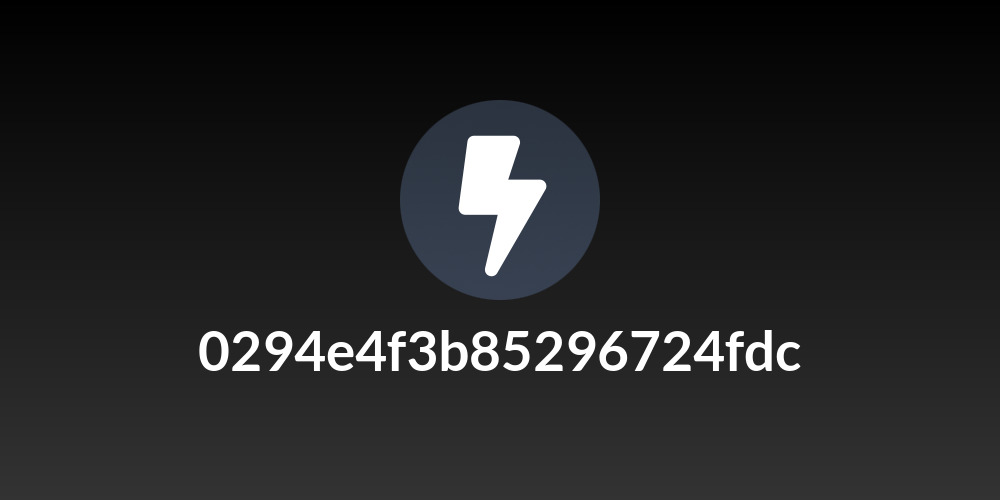 0294e4f3b85296724fdc