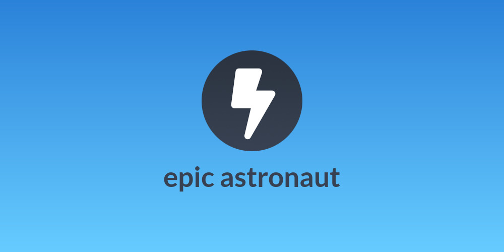 epic astronaut