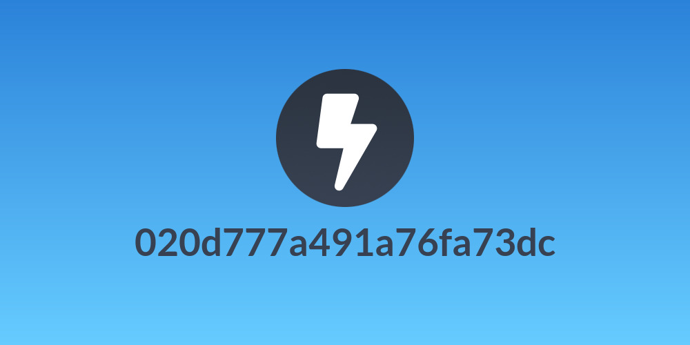 020d777a491a76fa73dc