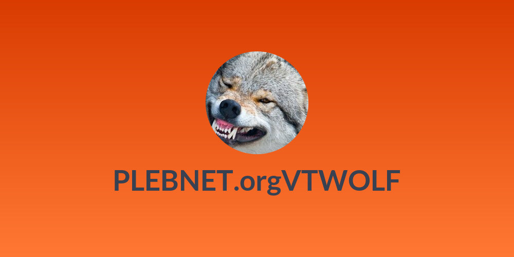 PLEBNET.org⚡VTWOLF