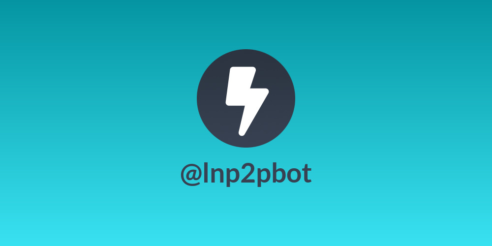 🤖@lnp2pbot⚡