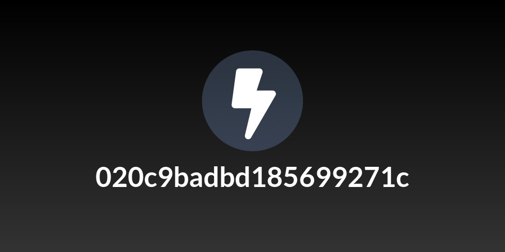 020c9badbd185699271c