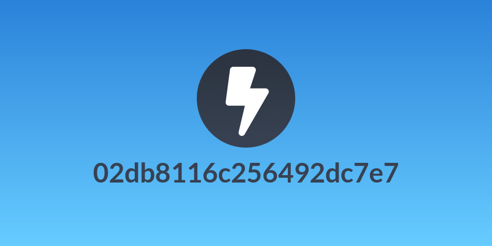 02db8116c256492dc7e7