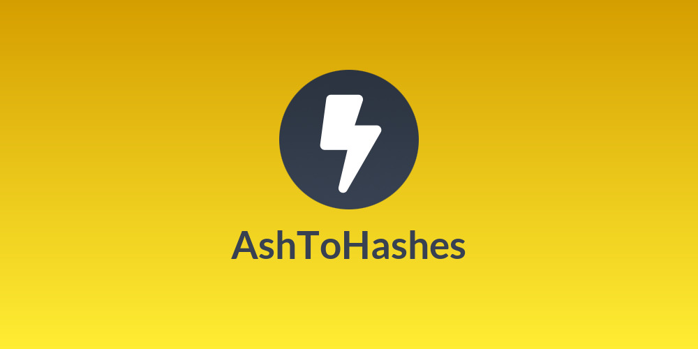 AshToHashes