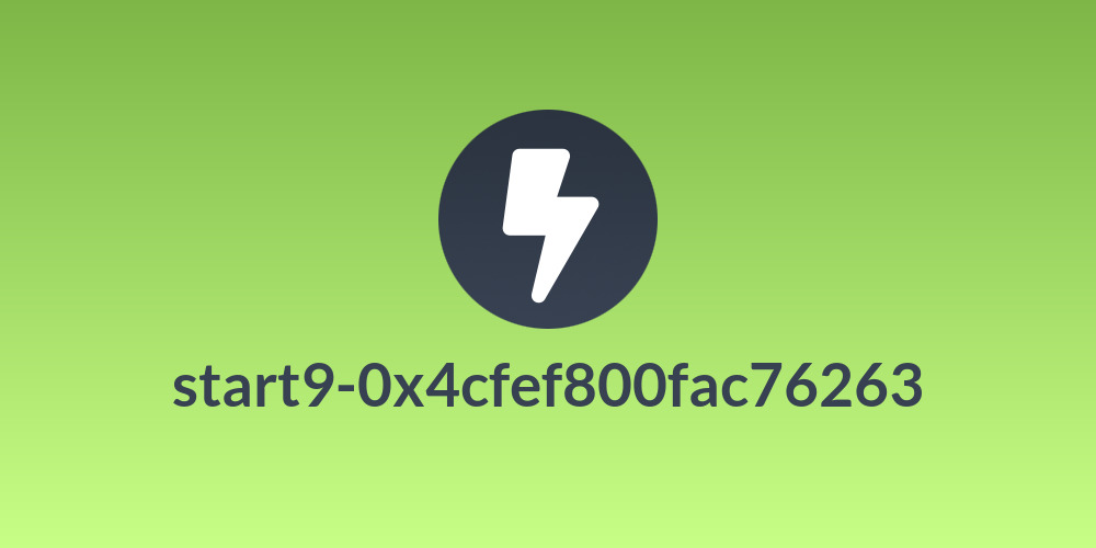 start9-0x4cfef800fac76263