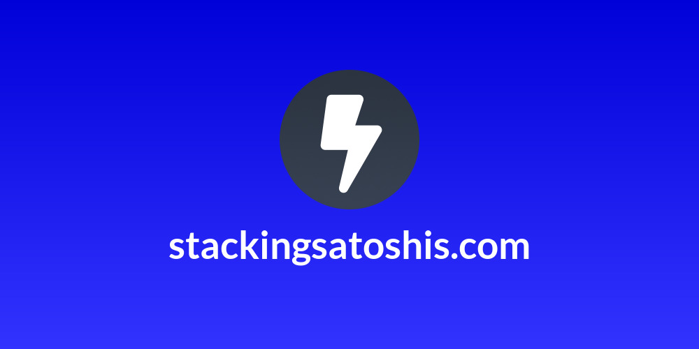 stackingsatoshis.com