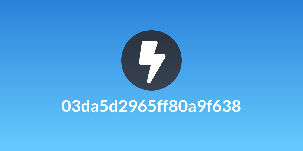 03da5d2965ff80a9f638