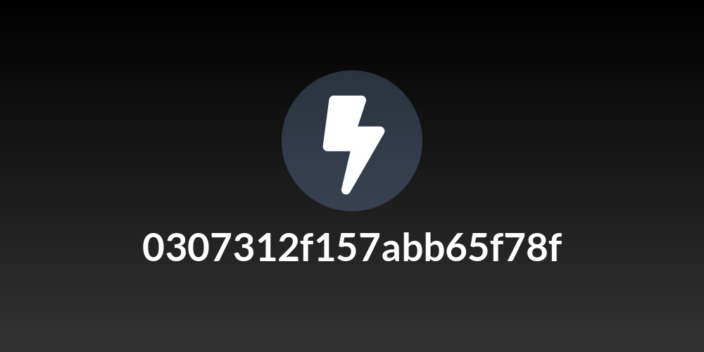 0307312f157abb65f78f