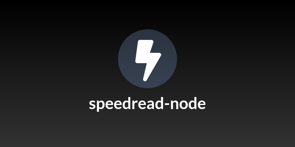 speedread-node