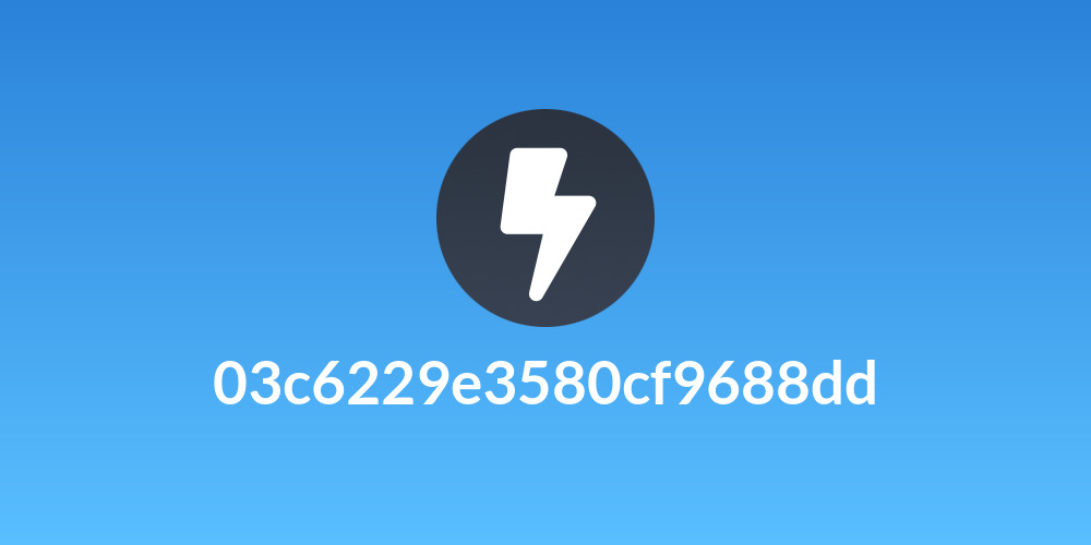 03c6229e3580cf9688dd