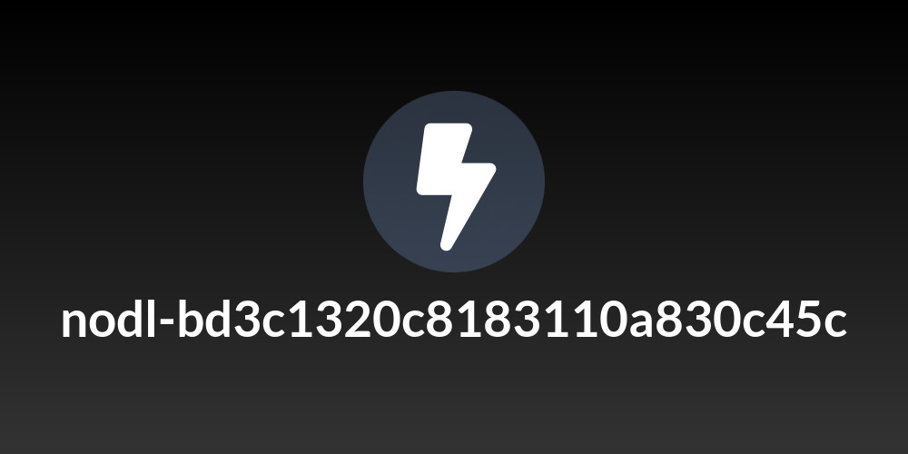 nodl-bd3c1320c8183110a830c45c