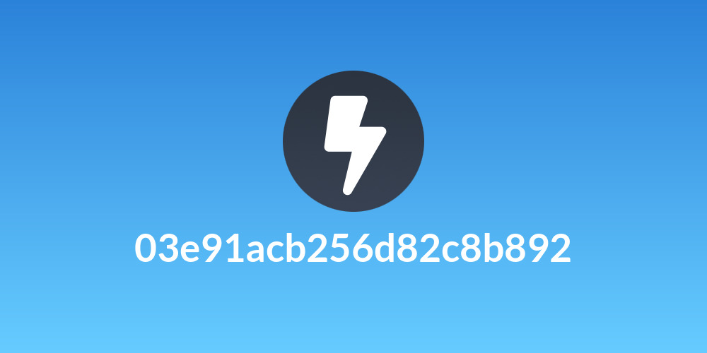 03e91acb256d82c8b892