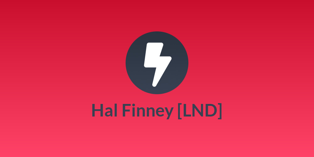 Hal Finney [LND]