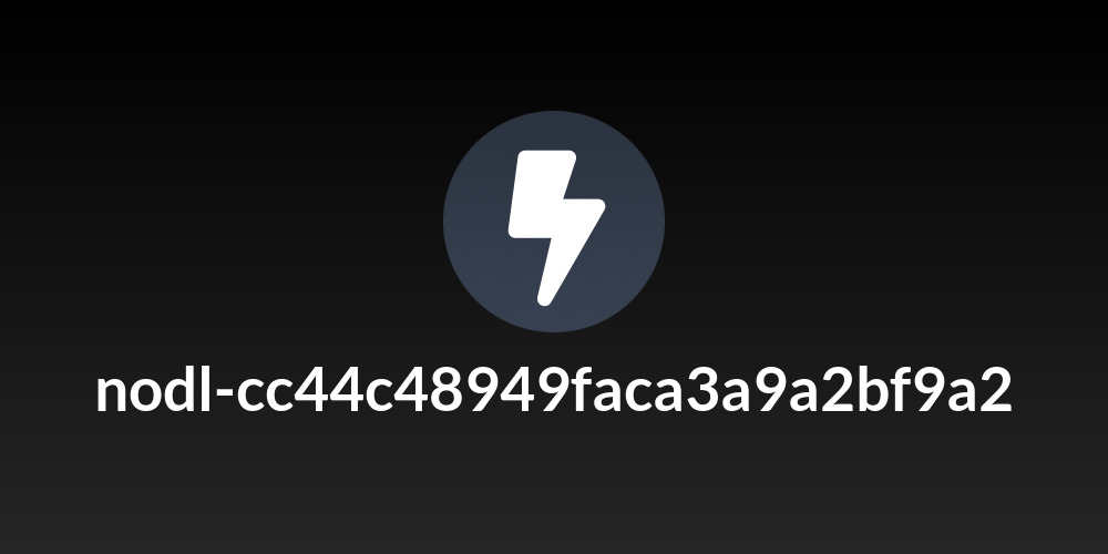 nodl-cc44c48949faca3a9a2bf9a2