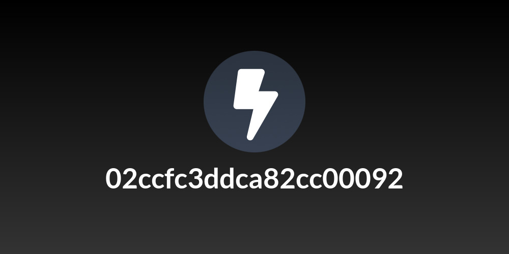 02ccfc3ddca82cc00092