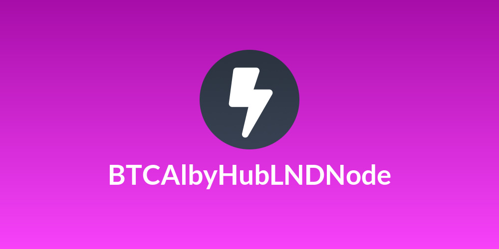 BTCAlbyHubLNDNode