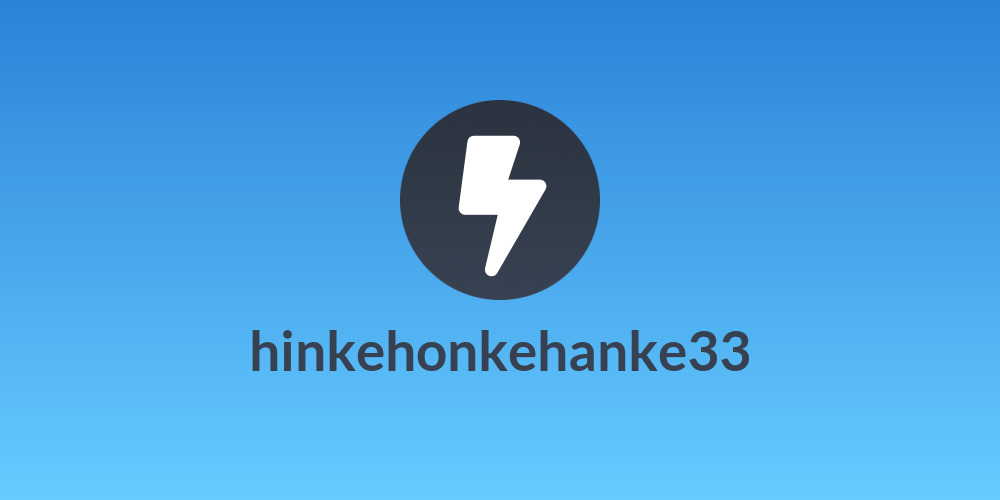 hinkehonkehanke33
