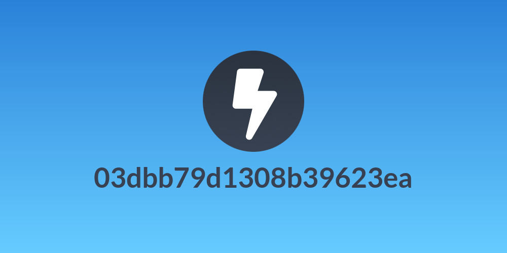 03dbb79d1308b39623ea