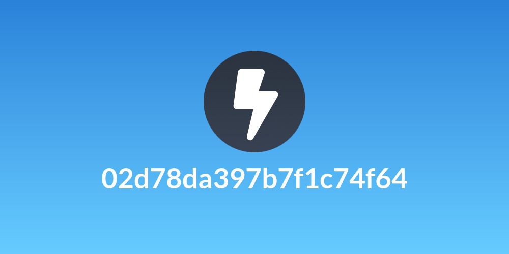 02d78da397b7f1c74f64