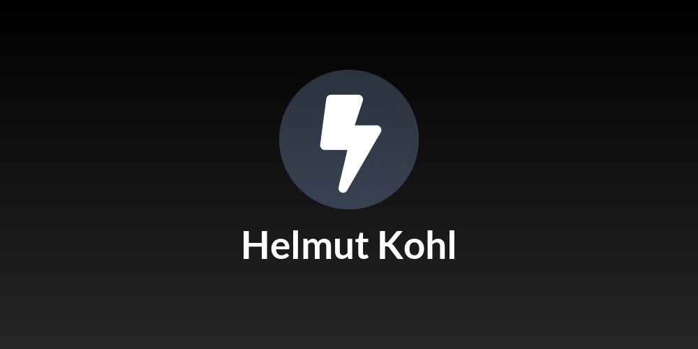 Helmut Kohl