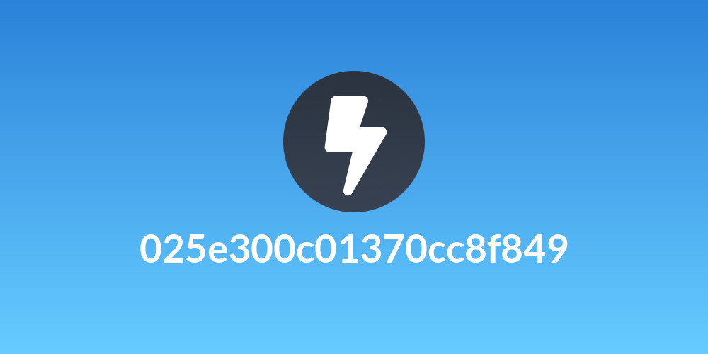 025e300c01370cc8f849
