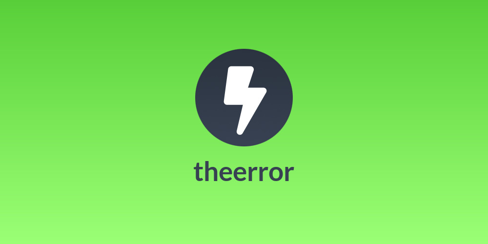 theerror