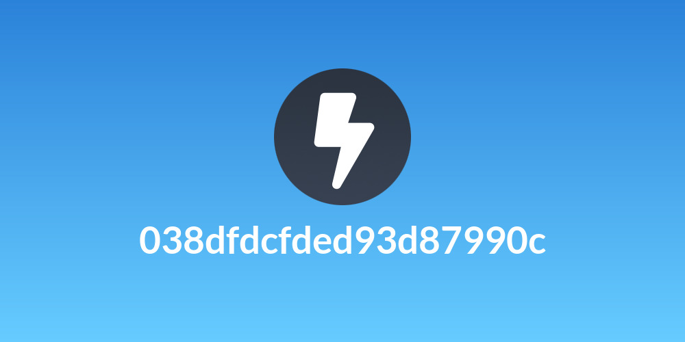 038dfdcfded93d87990c