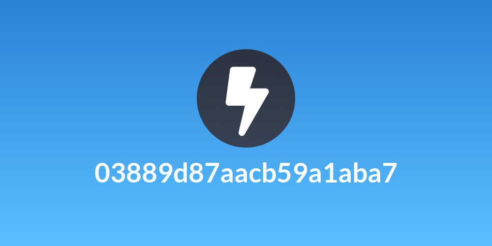 03889d87aacb59a1aba7