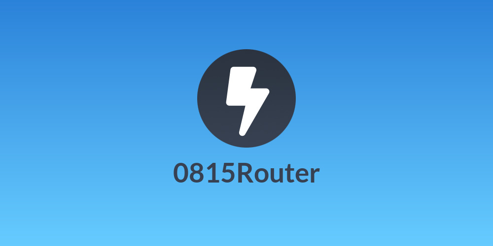 0815⚡Router