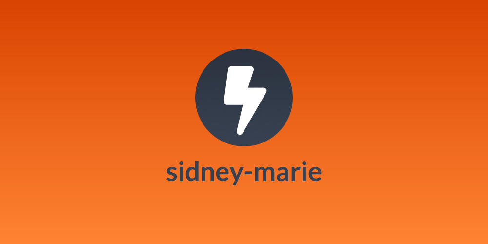 sidney-marie