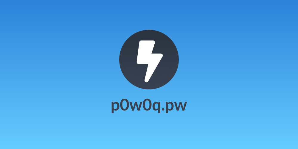 ⚡️p0w0q.pw⚡️