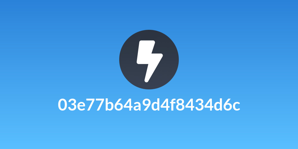 03e77b64a9d4f8434d6c