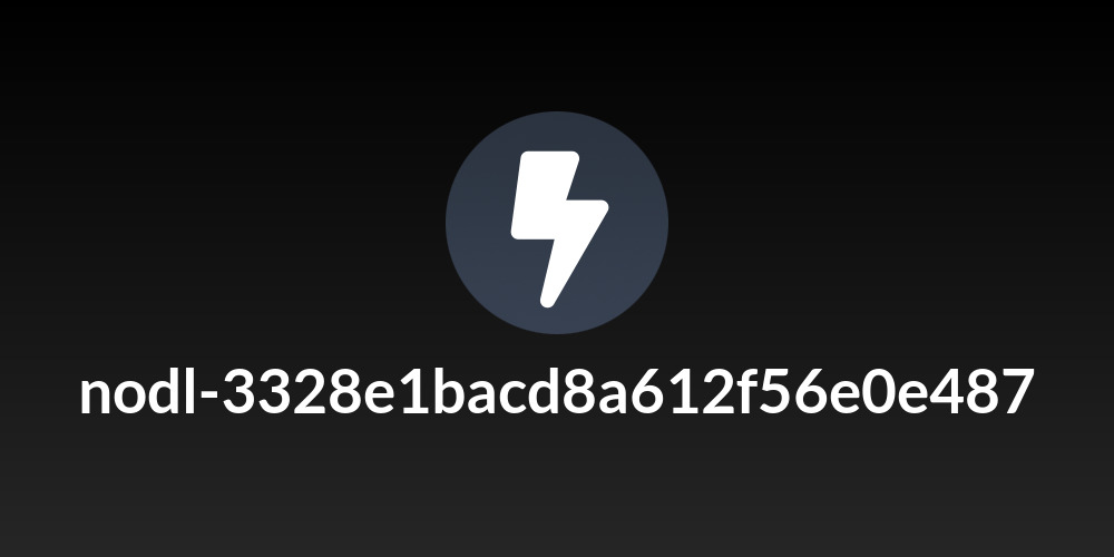 nodl-3328e1bacd8a612f56e0e487