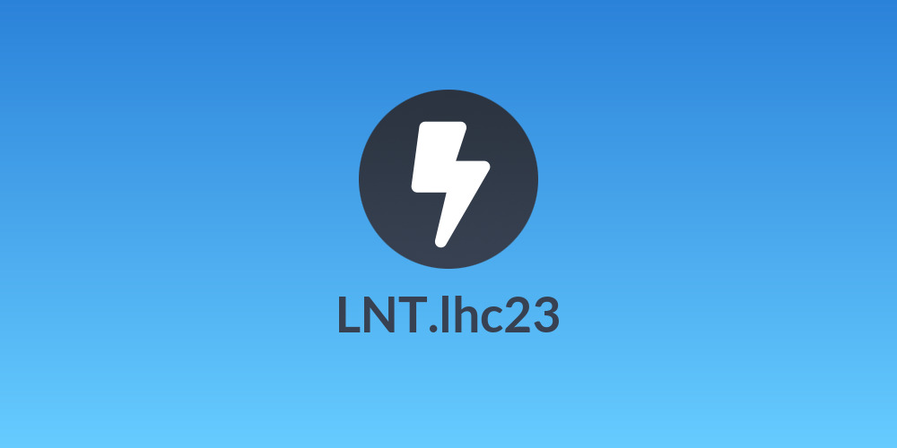 LNT.lhc23