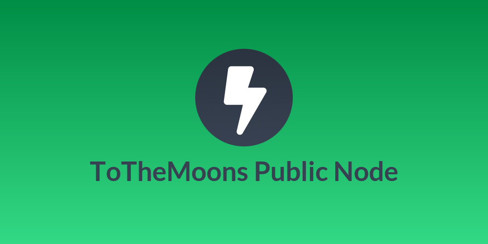 ToTheMoons Public Node