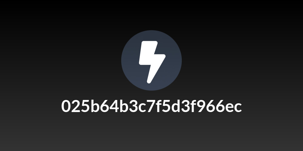 025b64b3c7f5d3f966ec