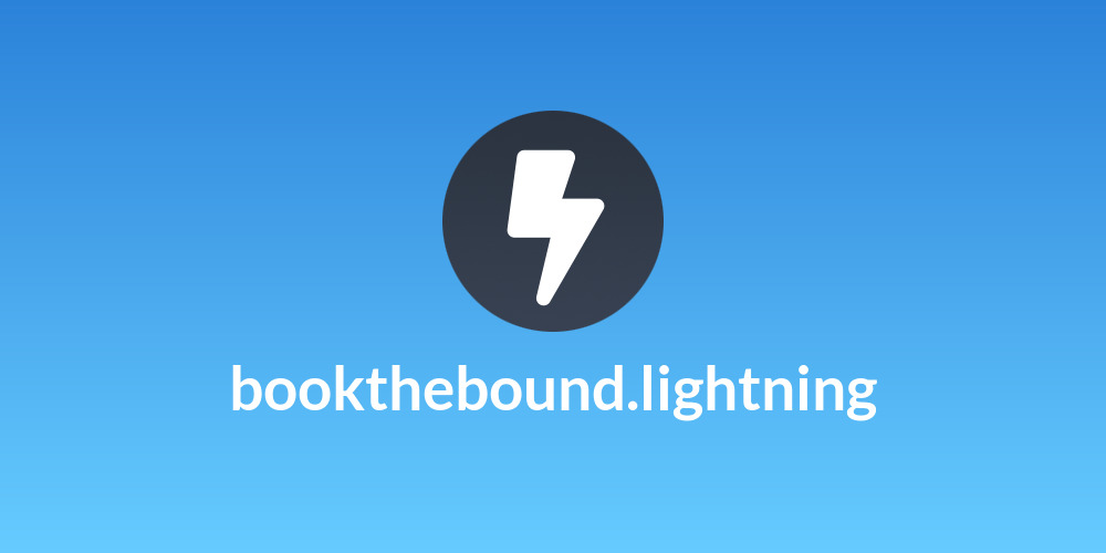 bookthebound.lightning