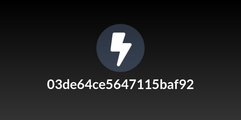 03de64ce5647115baf92