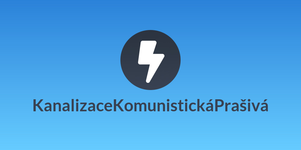 KanalizaceKomunistickáPrašivá