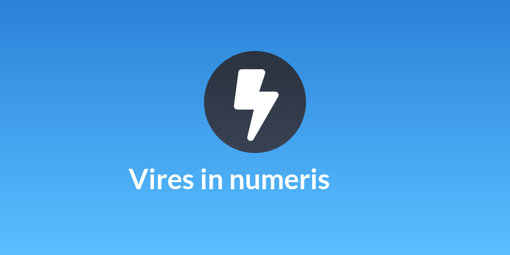 Vires in numeris 🍌🍞⚡