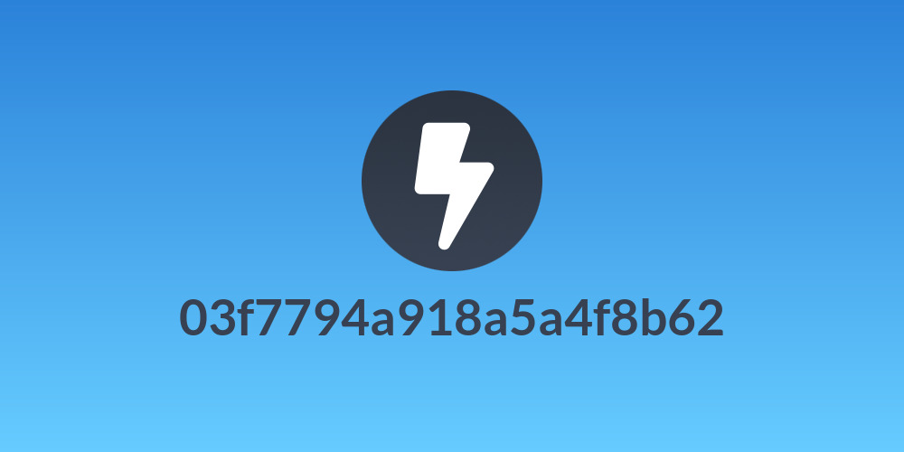 03f7794a918a5a4f8b62