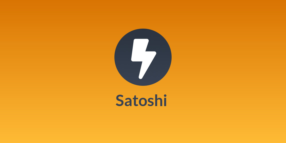 ⚡ Satoshi ⚡️