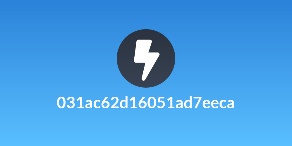 031ac62d16051ad7eeca