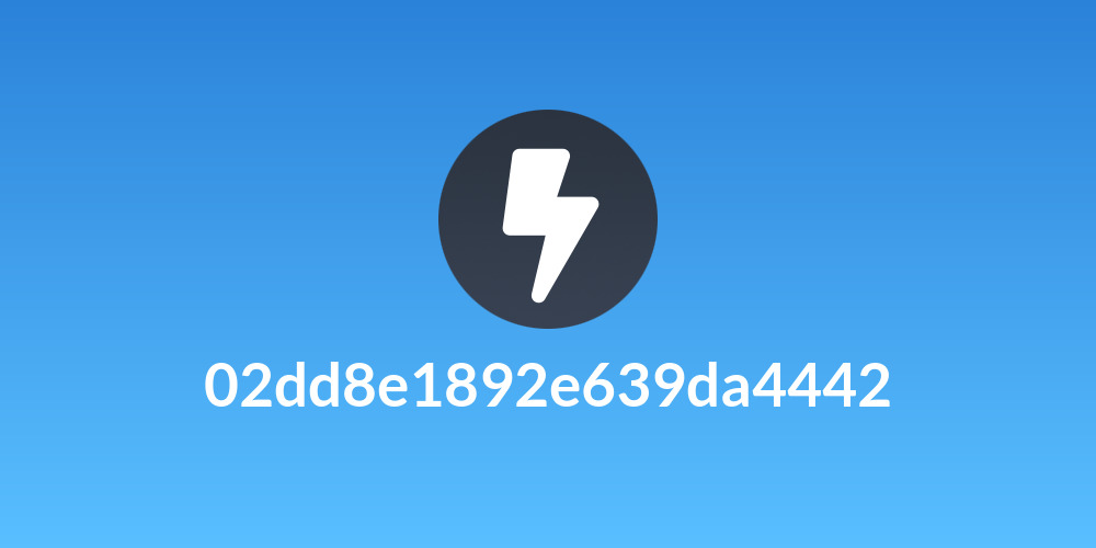 02dd8e1892e639da4442