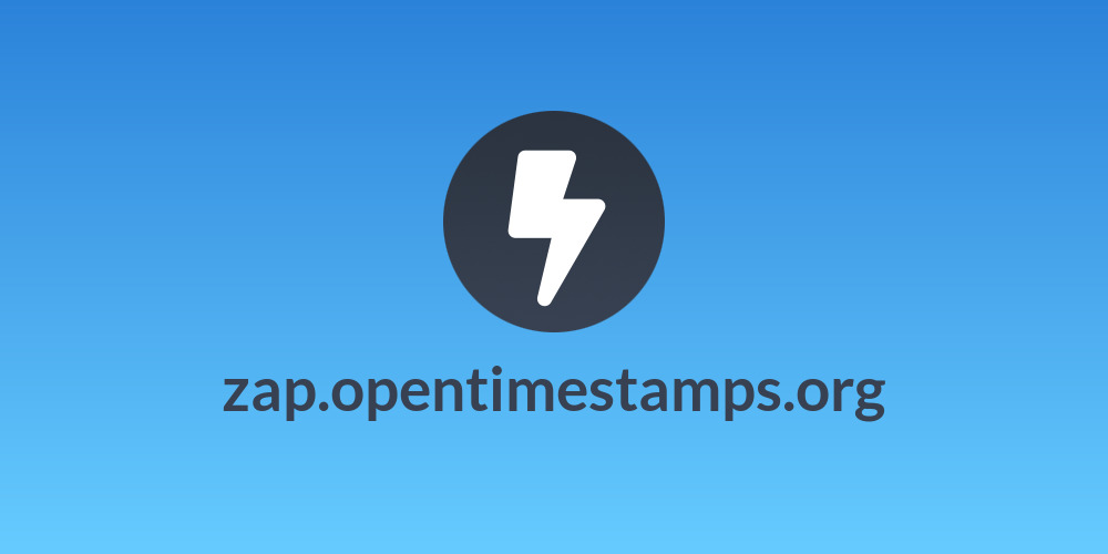 zap.opentimestamps.org