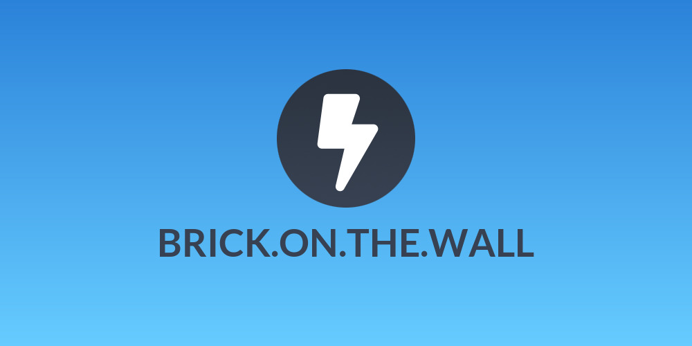 BRICK.ON.THE.WALL