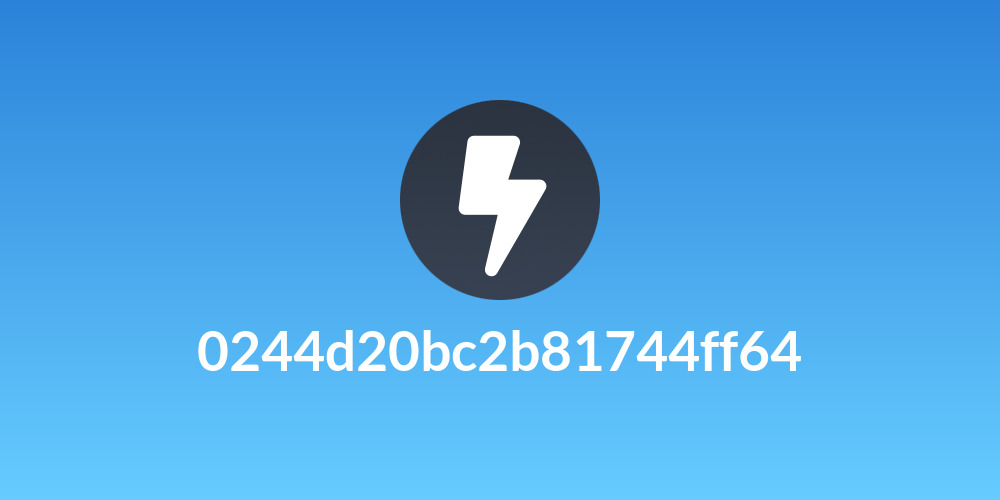 0244d20bc2b81744ff64