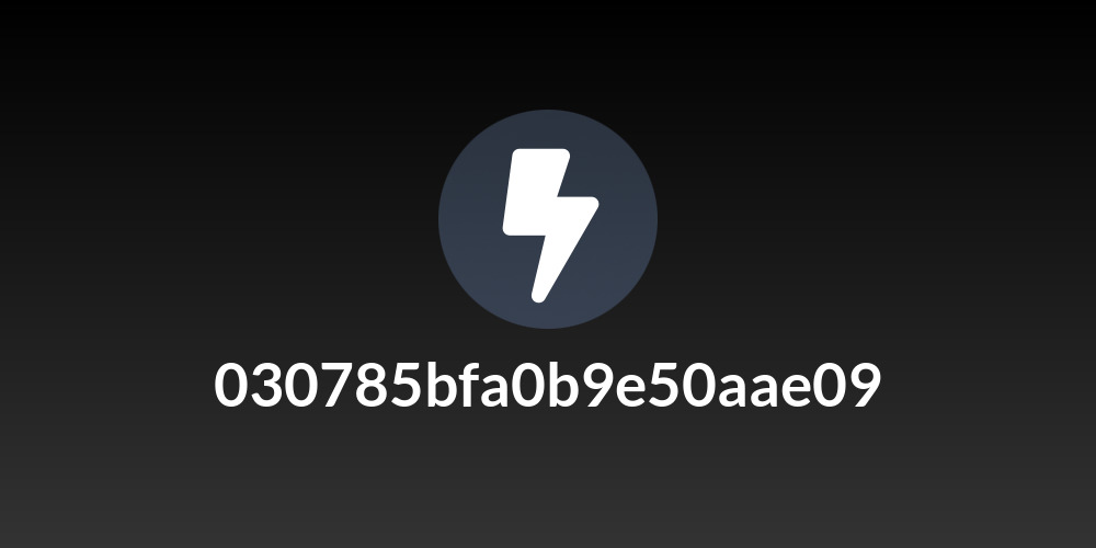 030785bfa0b9e50aae09